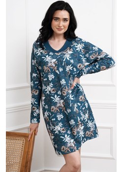 Tunika damska w kwiaty Nikjana, Kolor niebieski-wzór, Rozmiar S, Italian Fashion ze sklepu Primodo w kategorii Sukienki - zdjęcie 164939114