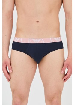 EMPORIO ARMANI Slipy granatowe 3-pack, Rozmiar M ze sklepu outfit.pl w kategorii Majtki męskie - zdjęcie 165006783