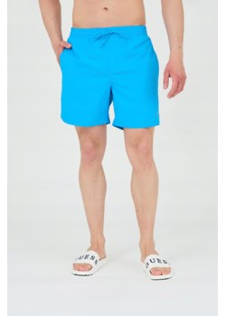GUESS Szorty kąpielowe męskie niebieskie, Wybierz rozmiar S ze sklepu outfit.pl w kategorii Kąpielówki - zdjęcie 165006941
