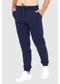 AERONAUTICA MILITARE Granatowe spodnie męskie dresowe, Wybierz rozmiar M ze sklepu outfit.pl w kategorii Spodnie męskie - zdjęcie 165006984