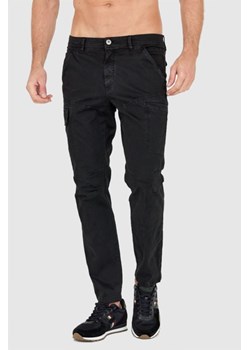 AERONAUTICA MILITARE Czarne spodnie bojówki męskie, Wybierz rozmiar 54 ze sklepu outfit.pl w kategorii Spodnie męskie - zdjęcie 165007013