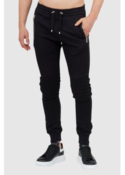 BALMAIN Dresowe spodnie męskie z wypukłym logo, Wybierz rozmiar XL ze sklepu outfit.pl w kategorii Spodnie męskie - zdjęcie 165007051