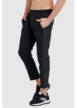 LA MARTINA Czarne spodnie dresowe z lampasami, Wybierz rozmiar L ze sklepu outfit.pl w kategorii Spodnie męskie - zdjęcie 165009161
