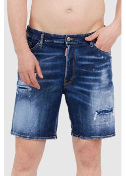 DSQUARED2 Jeansowe szorty męskie, Wybierz rozmiar 46 ze sklepu outfit.pl w kategorii Spodenki męskie - zdjęcie 165009421
