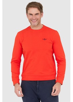 AERONAUTICA MILITARE Czerwona bluza męska, Wybierz rozmiar M ze sklepu outfit.pl w kategorii Bluzy męskie - zdjęcie 165010414