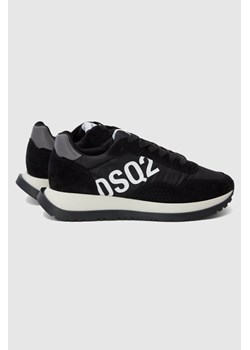 DSQUARED2 Czarny męskie sneakersy running, Wybierz rozmiar 41 ze sklepu outfit.pl w kategorii Buty sportowe męskie - zdjęcie 165012264