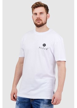 PHILIPP PLEIN Biały t-shirt męski Round neck ss iconic plein, Wybierz rozmiar XL ze sklepu outfit.pl w kategorii T-shirty męskie - zdjęcie 165014242