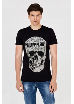 PHILIPP PLEIN T-shirt czarny z czaszką, Wybierz rozmiar XXL ze sklepu outfit.pl w kategorii T-shirty męskie - zdjęcie 165014451