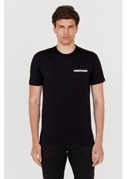 DSQUARED2 Czarny t-shirt męski cool fit, Wybierz rozmiar XXL ze sklepu outfit.pl w kategorii T-shirty męskie - zdjęcie 165014491
