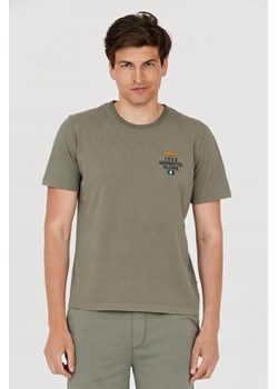 AERONAUTICA MILITARE Zielony t-shirt męski, Wybierz rozmiar 3XL ze sklepu outfit.pl w kategorii T-shirty męskie - zdjęcie 165014502