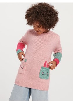 Sinsay - Sweter - różowy ze sklepu Sinsay w kategorii Swetry dziewczęce - zdjęcie 165016954