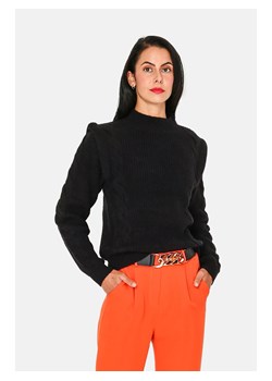 ASSUILI Sweter w kolorze czarnym ze sklepu Limango Polska w kategorii Swetry damskie - zdjęcie 165028570