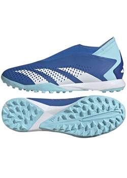 Buty piłkarskie adidas Predator Accuracy.3 Ll Tf M GZ0001 niebieskie ze sklepu ButyModne.pl w kategorii Buty sportowe męskie - zdjęcie 165029222