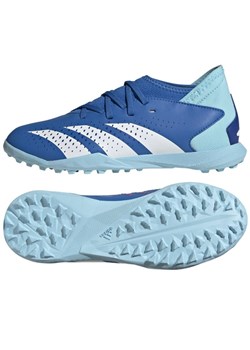 Buty piłkarskie adidas Predator Accuracy.3 Tf Jr IE9452 niebieskie ze sklepu ButyModne.pl w kategorii Buty sportowe dziecięce - zdjęcie 165029232