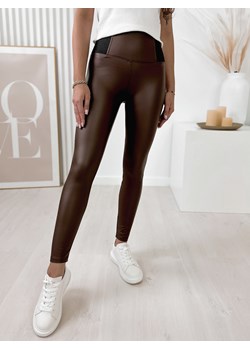 legginsy menes ciemnobrązowe m/l ze sklepu UBRA w kategorii Spodnie damskie - zdjęcie 165030170