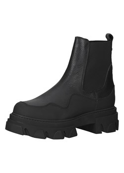 Steve Madden Skórzane sztyblety w kolorze czarnym ze sklepu Limango Polska w kategorii Botki - zdjęcie 165030673