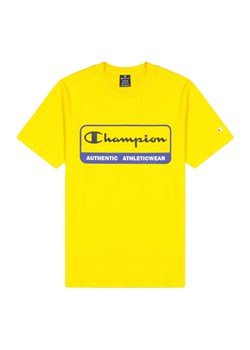 CHAMPION T-Shirt męski Logo Sport żółty ze sklepu taniesportowe.pl w kategorii T-shirty męskie - zdjęcie 165031601