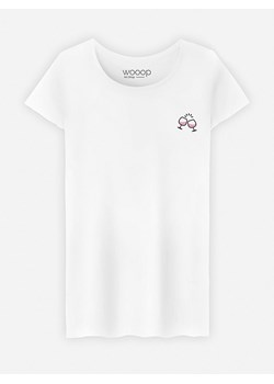WOOOP Koszulka &quot;Tchin Tchin&quot; w kolorze białym ze sklepu Limango Polska w kategorii Bluzki damskie - zdjęcie 165032344