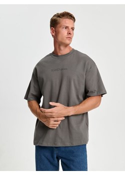 Sinsay - Koszulka z nadrukiem - szary ze sklepu Sinsay w kategorii T-shirty męskie - zdjęcie 165033960