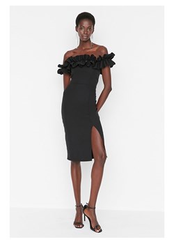 trendyol Sukienka w kolorze czarnym ze sklepu Limango Polska w kategorii Sukienki - zdjęcie 165034681