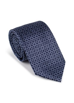 Krawat z jedwabiu we wzory ze sklepu WITTCHEN w kategorii Krawaty - zdjęcie 165041740