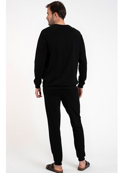 Bawełniany komplet dresowy męski czarny Hektor, Kolor czarny, Rozmiar S, Italian Fashion - id: 178964 - marki Italian Fashion - 165041813 Bawełniany komplet dresowy męski czarny Hektor, Kolor czarny, Rozmiar S, Italian Fashion ze sklepu Intymna w kategorii Piżamy męskie - zdjęcie 165041813