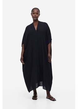 H & M - Sukienka tunikowa oversize - Czarny ze sklepu H&M w kategorii Sukienki - zdjęcie 165043262