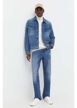 G-Star Raw kurtka jeansowa męska kolor niebieski przejściowa ze sklepu ANSWEAR.com w kategorii Kurtki męskie - zdjęcie 165044910