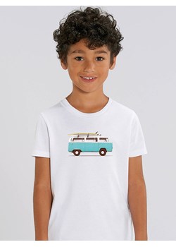 WOOOP Koszulka &quot;Blue Van&quot; w kolorze białym ze sklepu Limango Polska w kategorii Bluzki dziewczęce - zdjęcie 165046311