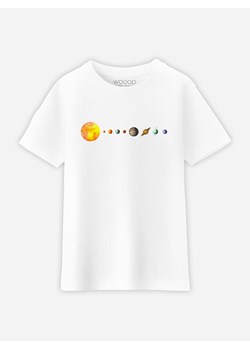 WOOOP Koszulka &quot;Solar System&quot; w kolorze białym ze sklepu Limango Polska w kategorii T-shirty chłopięce - zdjęcie 165046313