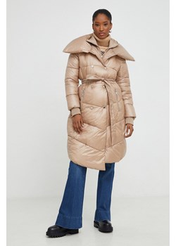 Answear Lab kurtka damska kolor beżowy zimowa ze sklepu ANSWEAR.com w kategorii Kurtki damskie - zdjęcie 165050501