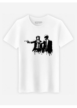 WOOOP Koszulka &quot;Monkey Intervention&quot; w kolorze białym ze sklepu Limango Polska w kategorii T-shirty męskie - zdjęcie 165096253