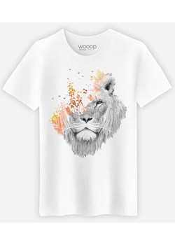 WOOOP Koszulka &quot;If I Roar&quot; w kolorze białym ze sklepu Limango Polska w kategorii T-shirty męskie - zdjęcie 165096254