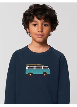 WOOOP Bluza &quot;Blue van&quot; w kolorze granatowym ze sklepu Limango Polska w kategorii Bluzy dziewczęce - zdjęcie 165096292