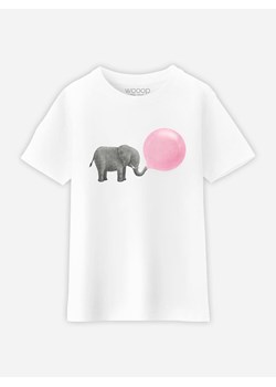 WOOOP Koszulka &quot;Jumbo Bubble Gum&quot; w kolorze białym ze sklepu Limango Polska w kategorii Bluzki dziewczęce - zdjęcie 165096300
