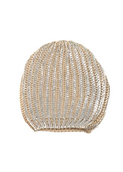 Błyszcząca czapka ze sklepu JK-Collection w kategorii Czapki zimowe damskie - zdjęcie 165111310