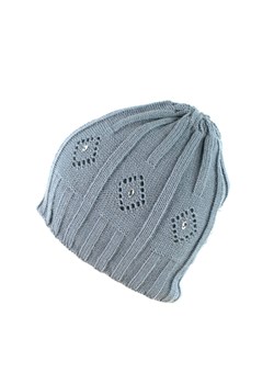 Polska czapka Kryształowy romb ze sklepu JK-Collection w kategorii Czapki zimowe damskie - zdjęcie 165112040