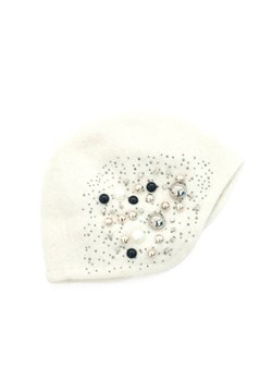 Czapka Dziewczyna z perłą ze sklepu JK-Collection w kategorii Czapki zimowe damskie - zdjęcie 165120261