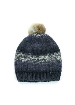 Polska czapka Happy pompom [HANDMADE] ze sklepu JK-Collection w kategorii Czapki zimowe damskie - zdjęcie 165125341