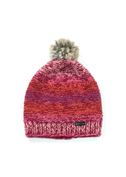 Polska czapka Happy pompom [HANDMADE] ze sklepu JK-Collection w kategorii Czapki zimowe damskie - zdjęcie 165132740