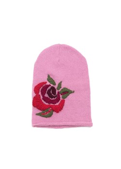 Czapka Różany haft ze sklepu JK-Collection w kategorii Czapki zimowe damskie - zdjęcie 165134763
