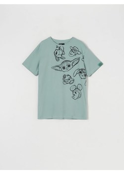 Sinsay - Koszulka Disney 100 - niebieski ze sklepu Sinsay w kategorii T-shirty męskie - zdjęcie 165141360