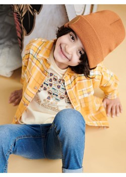 Sinsay - Koszula w kratę - kremowy ze sklepu Sinsay w kategorii Koszule chłopięce - zdjęcie 165141371