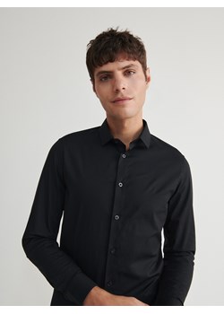 Reserved - Koszula slim fit - czarny ze sklepu Reserved w kategorii Koszule męskie - zdjęcie 165142843