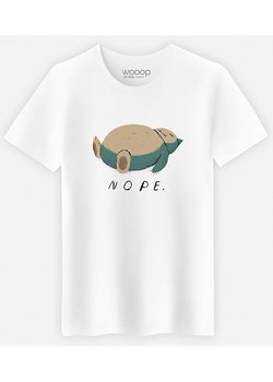 WOOOP Koszulka &quot;Nope&quot; w kolorze białym ze sklepu Limango Polska w kategorii T-shirty męskie - zdjęcie 165153734