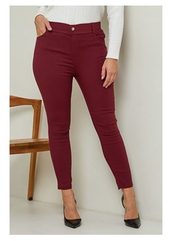 Curvy Lady Spodnie w kolorze bordowym ze sklepu Limango Polska w kategorii Spodnie damskie - zdjęcie 165154764