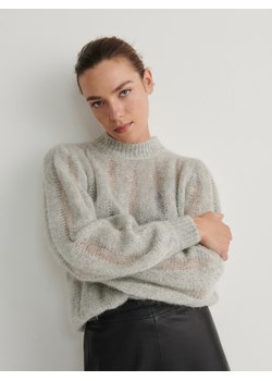 Reserved - Sweter z wełną - jasnoszary ze sklepu Reserved w kategorii Swetry damskie - zdjęcie 165157472