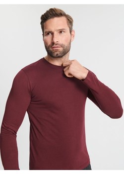 Sinsay - Koszulka z długimi rękawami - czerwony ze sklepu Sinsay w kategorii T-shirty męskie - zdjęcie 165157900