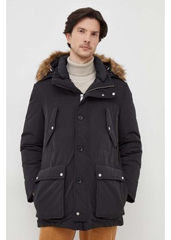 BOSS kurtka puchowa męska kolor czarny zimowa ze sklepu ANSWEAR.com w kategorii Kurtki męskie - zdjęcie 165160452