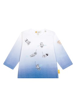 Steiff Koszulka w kolorze biało-niebieskim ze sklepu Limango Polska w kategorii Kaftaniki i bluzki - zdjęcie 165172170